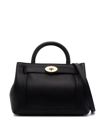 Mulberry Islington Leather Tote Bag In Black