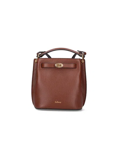 Mulberry Islington Mini Bucket Bag In Brown