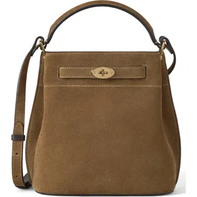 Mulberry Leather Islington Bucket Bag In Brown