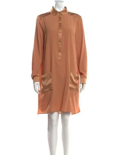 Pre-owned Mulberry Knee-length Dress In Neutrals