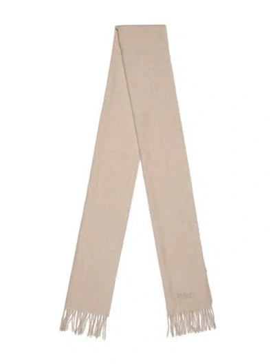 Pre-owned Mulberry Lambswool Scarf In Neutrals