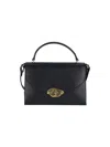 Mulberry Leather Lana Top-handle Bag In Black  