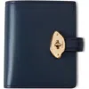Mulberry Lana Compact High Gloss Leather Bifold Wallet In Night Sky