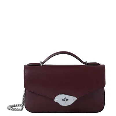 Mulberry Lana Day Bag High Gloss Leather In Orange