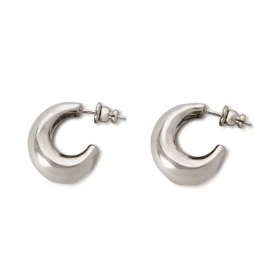 Mulberry Lana Hoop Earrings New Silver