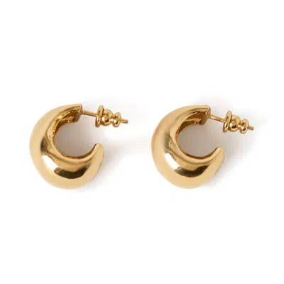 Mulberry Lana Hoop Earrings Soft Gold