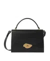Mulberry Leather Lana Top-handle Bag In Black