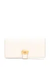 Mulberry Lana Long High Gloss Leather Bifold Wallet In Neutrals