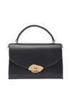 Mulberry Leather Lana Top-handle Bag In Black