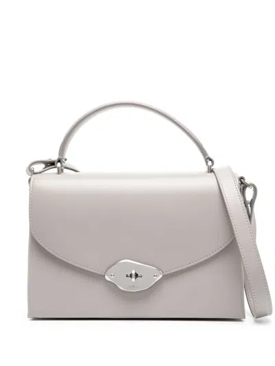 Mulberry Lana Top Handle Bag In Grey