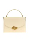 Mulberry "lana Top Handle" Handbag In White