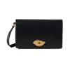 Mulberry Leather Lana Chain Wallet In Black