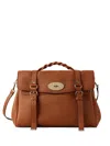 Mulberry Large Alexa Braided-handle Satchel Bag In Brown