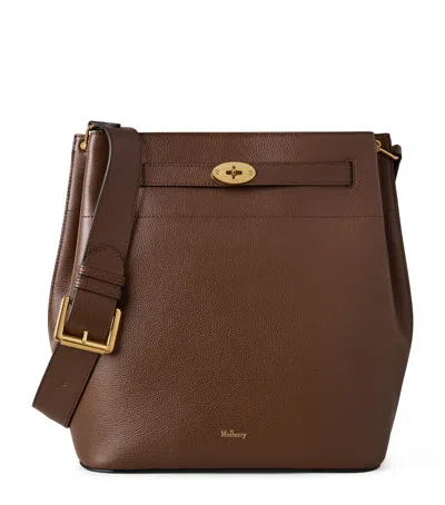 Mulberry Large Leather Islington Bucket Bag In Brown