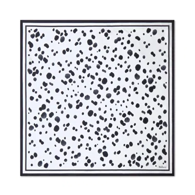 Mulberry Large Square Scarf In Black