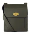 Mulberry Leather Antony Messenger Bag In Green