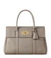 Mulberry Leather Bayswater Shoulder Bag In Neutral