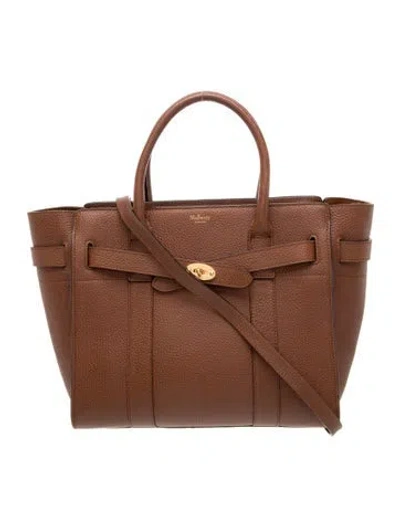 Pre-owned Mulberry Leather Bayswater Small In Brown