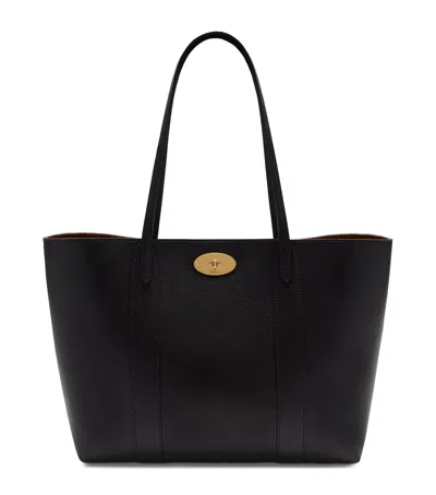 Mulberry Leather Bayswater Tote Bag In Black