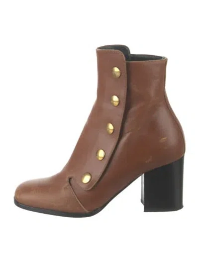 Pre-owned Mulberry Leather Boots In Brown