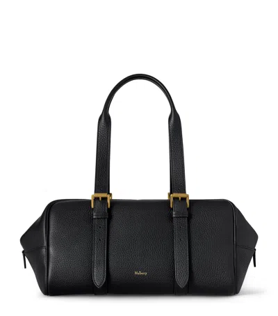 Mulberry Leather Boston Shoulder Bag In Black