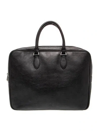 Pre-owned Mulberry Leather Briefcase In Black