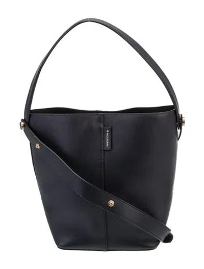 Pre-owned Mulberry Leather Bucket Bag In Blue