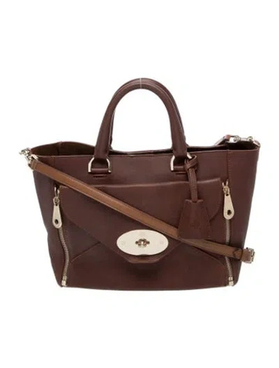 Pre-owned Mulberry Leather Bucket Bag In Brown