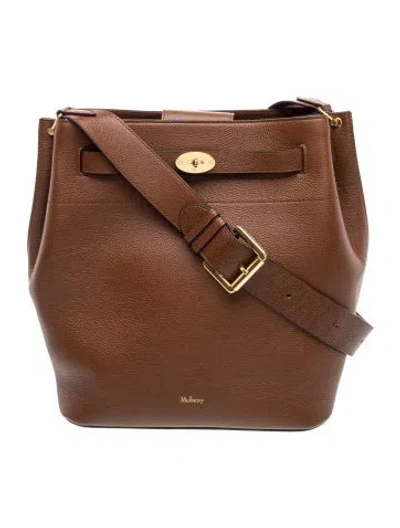 Pre-owned Mulberry Leather Bucket Bag In Brown