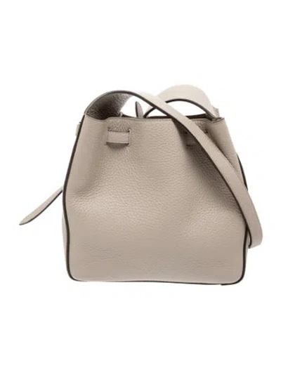 Pre-owned Mulberry Leather Bucket Bag W/ Tags In Neutral