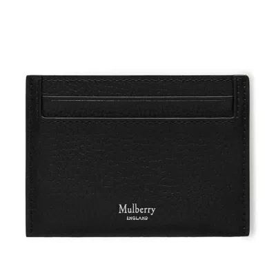 Mulberry Leather Card Case In Black