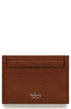 Mulberry Leather Card Case In Oak