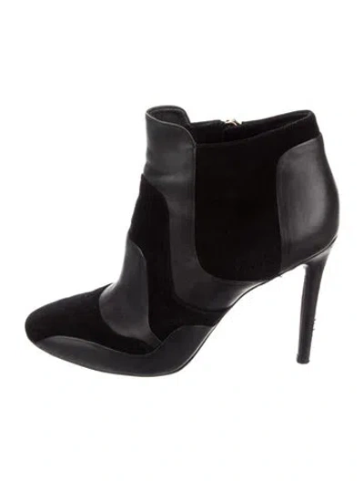 Pre-owned Mulberry Leather Chelsea Boots In Black