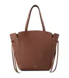 Mulberry Clovelly Calfskin Leather Tote In Neutral
