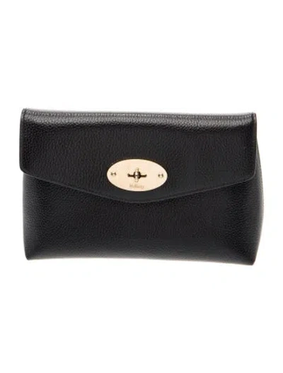 Pre-owned Mulberry Leather Clutch In Black