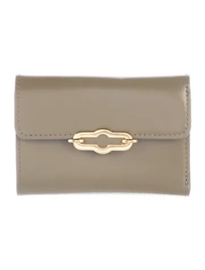 Pre-owned Mulberry Leather Compact Wallet In Neutrals