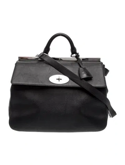 Pre-owned Mulberry Leather Crossbody Bag In Black
