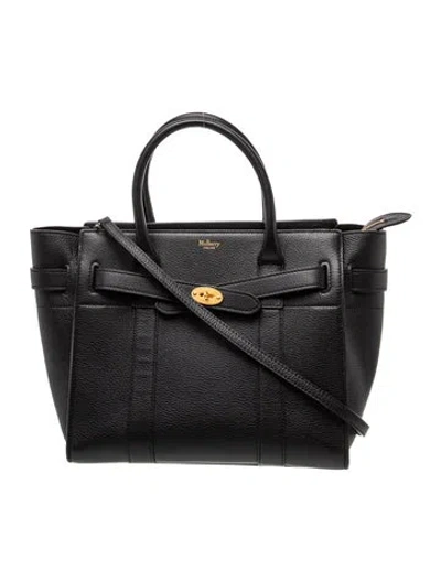 Pre-owned Mulberry Leather Crossbody Bag In Black