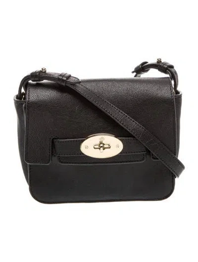 Pre-owned Mulberry Leather Crossbody Bag In Black