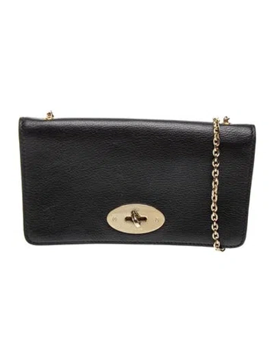 Pre-owned Mulberry Leather Crossbody Bag In Black