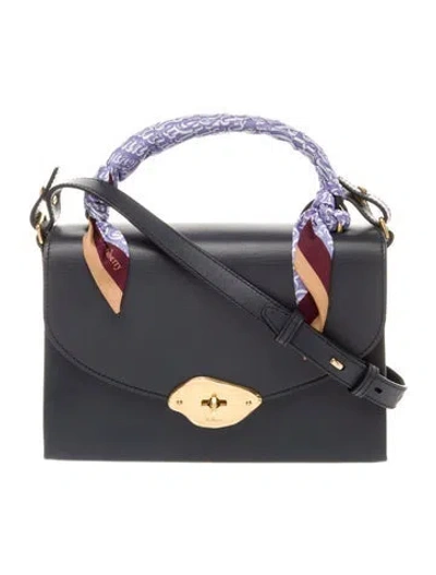 Pre-owned Mulberry Leather Crossbody Bag In Blue