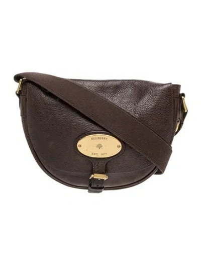 Pre-owned Mulberry Leather Crossbody Bag In Brown