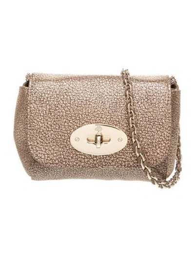 Pre-owned Mulberry Leather Crossbody Bag In Gold/metallic