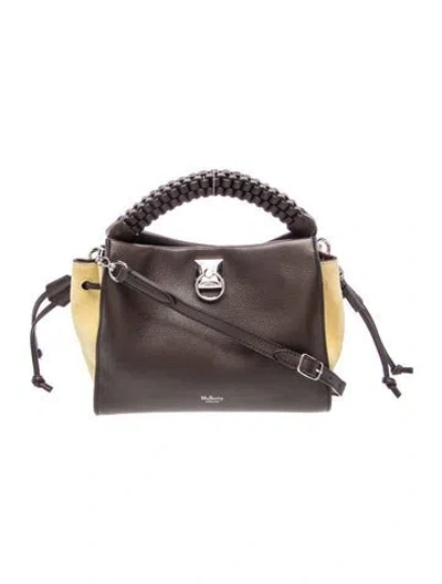 Pre-owned Mulberry Leather Crossbody Bag In Gray