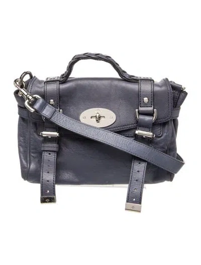 Pre-owned Mulberry Leather Crossbody Bag In Gray