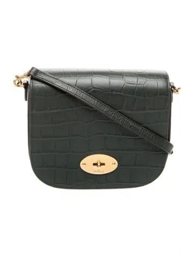 Pre-owned Mulberry Leather Crossbody Bag In Green