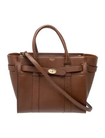 Pre-owned Mulberry Leather Crossbody Bag In Neutrals