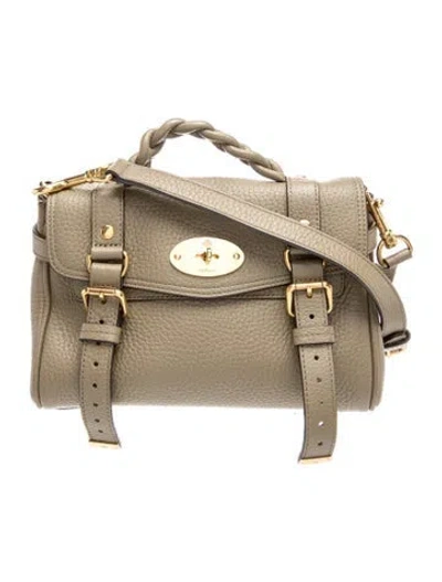 Pre-owned Mulberry Leather Crossbody Bag In Neutrals