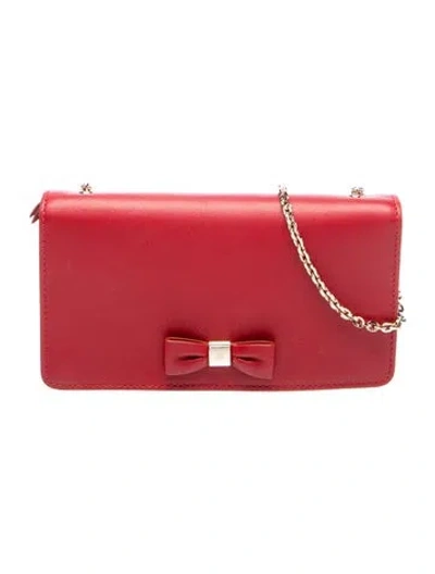 Pre-owned Mulberry Leather Crossbody Bag In Red