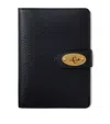 Mulberry Leather Darley Passport Holder In Black